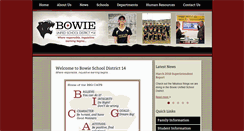 Desktop Screenshot of bowieschools.org